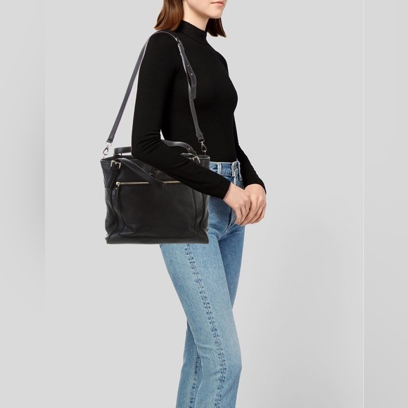 Kate Spade New York Cobble Hill Peters Pebbled Black Leather Women’s Travel Tote - Picture 2 of 16